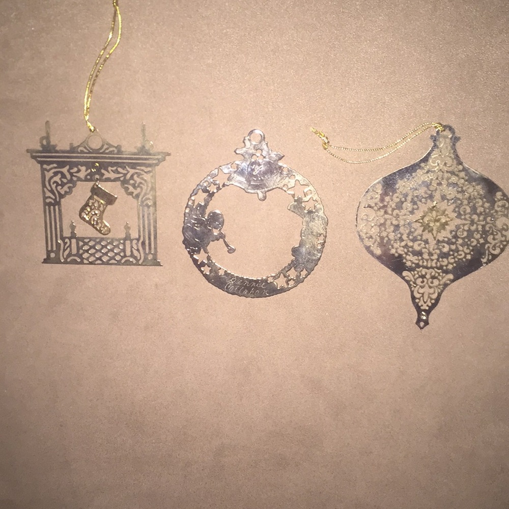 Vintage Avon Metal Mobile Ornaments